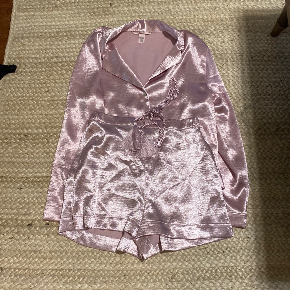 Victoria Secret Satin PJ Set